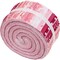 ThreadArt Jelly Roll Fabric Strips for Quilting, Crafting, and Sewing, 40 Precut Fabric Strips in Solids and Prints, Premium Cotton for Quilts, Crafts, Rugs, Blankets, Clothing and More